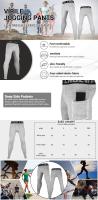 Pantalones De Rendija Para Hombre Deporte Secado Rápido Gimnasio Fitness Entrenamiento Correr Trousers Compresión Deportiva - details 8