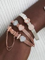Pandora - Pulsera de Malla™-Plata de Lei - details 3