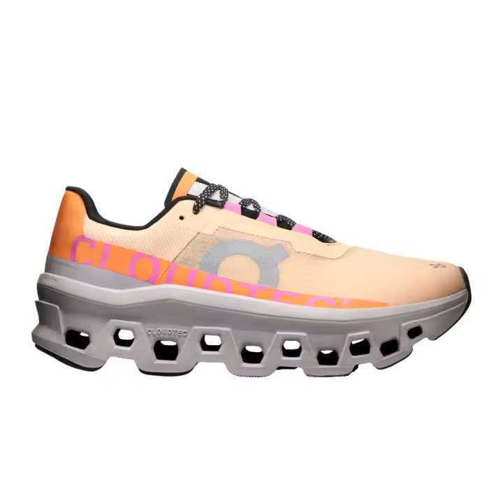 Zapatillas Naranjas On Running Cloudmonster Blonde/Fade Women Ligera Y Duradera - 1