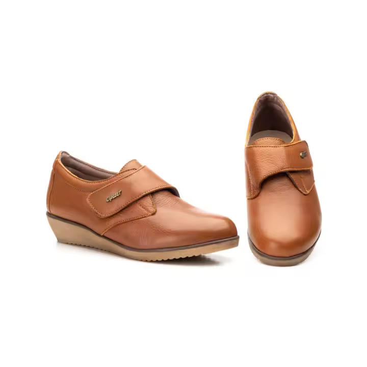 AE-391 NEGRO -CUERO-TAUPE-MARRON Hecho en España Zapatos Mujer Piel  Velcro Numeración: 35-41 Marca: Alto Estilo Zapatos de mujer con cierre tipo velcro Material corte exterior en piel napa  Material interior en piel flor Plantilla interior en piel - 1