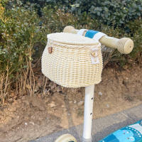 Cesta De Bicicleta Para Niños Accesorios De Bicicleta Hecha De Plástico Y Hilo Tela Adecuada Para Bicicletas Y Scooters Color Variado Tamaño Approx 18cm X 15cm X 13cm - details 3
