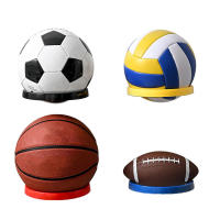Estante De Deportes Para Pared Montado Almacenamiento De Baloncesto Y Fútbol Soporte Espacioso Para Bolas Decoración Para Sala De Estar - details 4