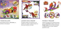 T-RACERS Dragon Loop – Looping con dragón, piloto y coche exclusivo. Pista de coches de juguete - details 2