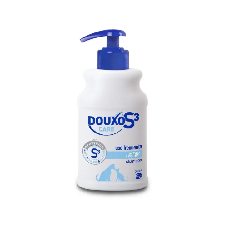 DOUXO S3 - Care (200 ml) - Champú indicado Para baños Habituales de Perros y Gatos - 1