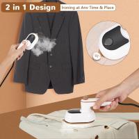 Mini Plancha PortáTil, Plancha De Vapor De Mano Giratoria 180°, Calentamiento RáPido, Con Cable, Plegable, Plancha de Vapor, Soporte Para Planchar En Seco y HúMedo Para Ropa de Viaje - details 1