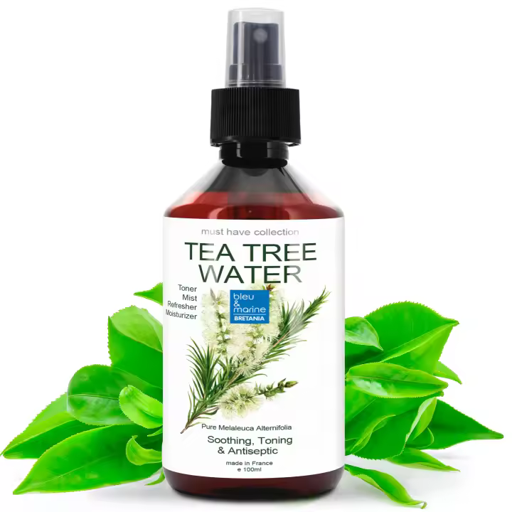 Bleu & Marine Bretania Bretania Tónico de Árbol de Té 100% Puro 100 Ml - Controla el Acné - Reduce Poros Abiertos - Piel Radiante y Saludable - 1