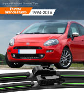 2pcs LimpiaParabrisas Anteojos Delanteros Para Fiat Punto Grande 1994-2016 Accesorios De Ventana Intelligent Boneless Wiper De Goma Natural - details 0