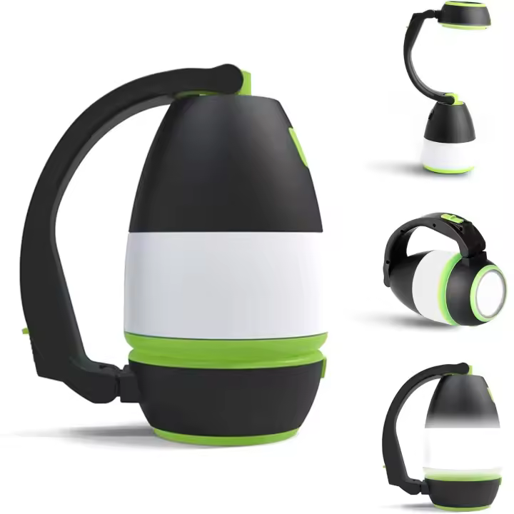 Luces de camping recargable, multifuncional 3 en 1 Combo LED indoor de camping con Pilas, Luz de Antorcha USB de Alta Potencia - 1