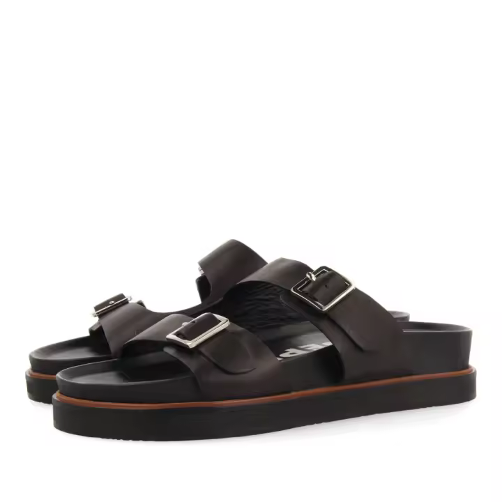 Gioseppo Sandalia Negra Bio Mujer Piel Suave Detalle Hebillas - 1