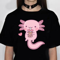 Camiseta De Mujer Con Dinosaurio Y Bolitas De Té Anime Harajuku Estilo Callejero Divertido Casual De Verano Polyester - details 7