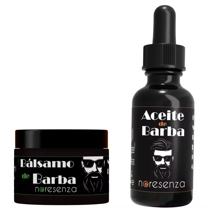 Pack cuidado de barba Noresenza - Aceite de barba + bálsamo de barba . HECHO EN ESPAÑA - 1