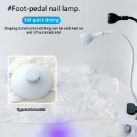 Lámpara De Secado De Uñas LED UV Flexible Clip-On Para Manicura Mini Secador De Uñas Con USB Equipo De Herramientas Para Uñas De Gel - details 1