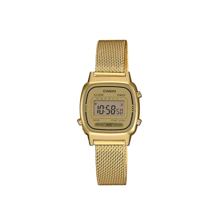 Reloj Casio Mujer Dorado Malla La670wemy-9ef - 1