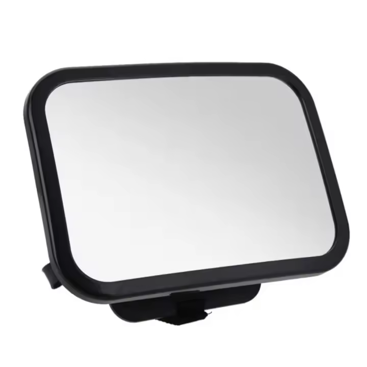 Espejo De Seguridad Para Asiento Trasero De Coche Ajustable Ancho Monitor De Visión Trasera Para Niños Material ABS Interior Del Automóvil - 1