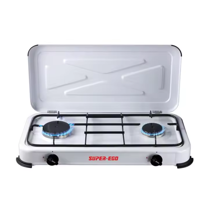 Cocina Portátil Gas Super Ego 2 Fuegos - Compacta y Portátil - 1