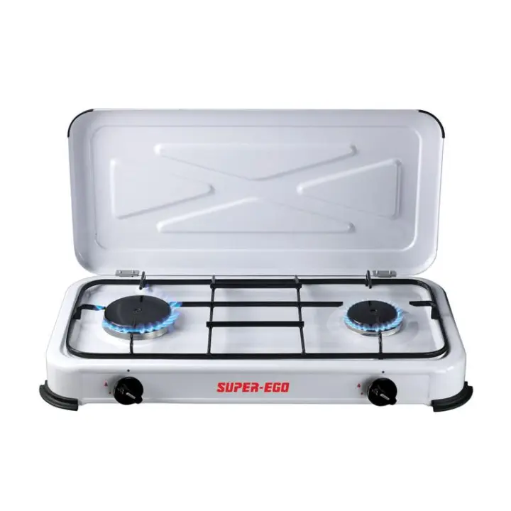 Cocina Portátil Gas Super Ego 2 Fuegos - Compacta y Portátil - 1