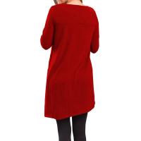Vestido De Mujer Casual Otoño Elegante Con Botones Color Sólido Largo Manga Vestido De Fiesta Polyester Cuello O Antiguo - details 35