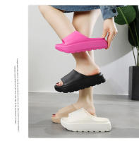 Nuevos Sandalias De Verano Para Mujer 2024 Zapatillas De Playa Cuadradas Con Plataforma Y Tacón Bajo Material Superior EVA Suela Gruesa Zapatos Casuales Para Parejas - details 6