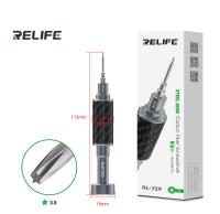 RELIFE RL-729 Set De Destornilladores De Fibra De Carbono Y Acero Para Desmontaje De Cables Y Plugs De Teléfonos Móviles Incluye Destornillador Cannon King Y0.6/0.8/+1.5/+2.5/T1 Con Mango Multifuncional Y Resistente Al Desgaste - details 8