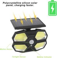 Luces de Seguridad Solares para Exteriores con Sensor de Movimiento - IP65 - 180LED - 3 Modos de Iluminación - Luz Solar para Puerta de Entrada, Jardín, Garaje - Marca No Especificada - details 3