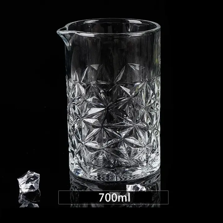 Vaso De Whiskey 700ml Taza De Mezcla De Cocktails Profesional Cristal Herramienta De Barra Para Bartender Eco-amigable - 1