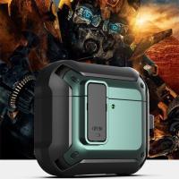 Nueva Funda Para AirPods 4 Generación TPU Militar Antigolpes Protectora Con Cierre Seguro Funda Rígida PC Para AirPods 4 - details 10