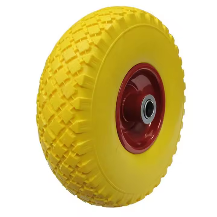 Rueda Carretilla Wolfpack Sacos Maciza Llanta Metálica 20 Mm - 1