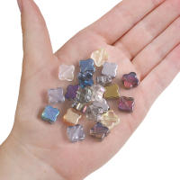 30Pcs Colgante De Crystals De Fourre-Tout De 10mm Con Agujero Mediano Pulido Para DIY Joyería De Collar Y Pulsera Electroplateado - details 2