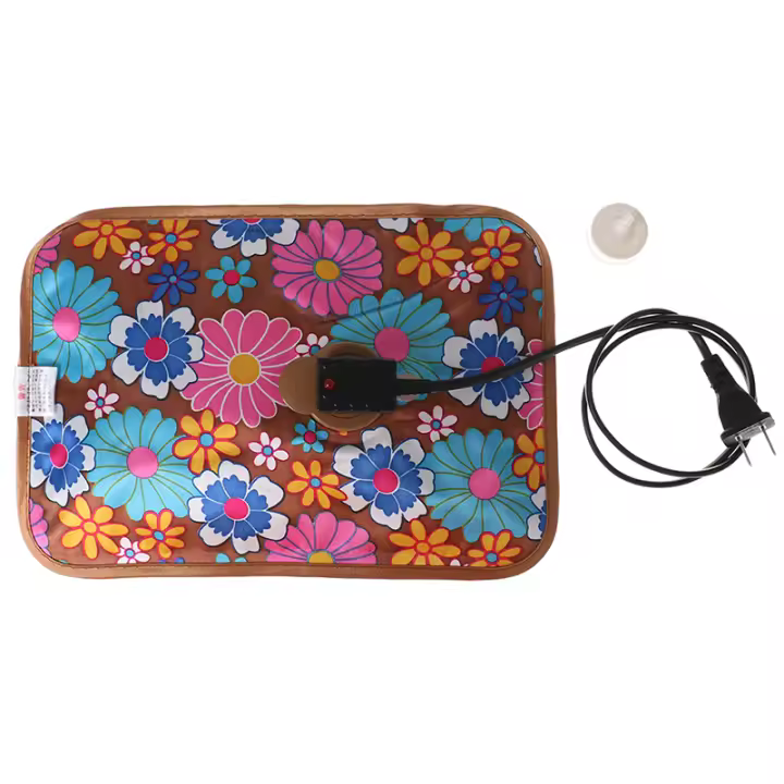 Set De 1 Botella De Agua Caliente Eléctrica Recargable Para Mano Calentador Invierno Color Aleatorio Material De Goma - 1