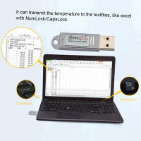 PCsensor Termómetro USB Sensor De Temperatura Grabador De Datos Alarma De Temperatura Superior E Inferior Para PC Y Portátil - details 6