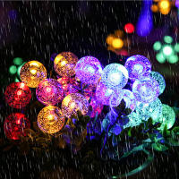 Luces De Cadena Solar De Cristal Globular IP65 39FT Con 100 LED Y 8 Modos De Iluminación Para Exterior Halloween Y Navidad Fiesta - details 9