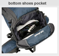 Mochila De Camping 70L De Nylon Para Hombres Y Mujeres Bolsa De Viaje Con Cubierta De Lluvia Para Senderismo Y Escalada Exterior - details 7