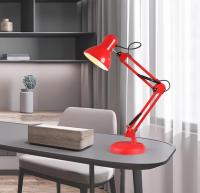 American Iron Art Lámpara de mesa de regalo de aprendizaje para niños Lámpara de mesa LED articulada retro ajustable en altura con base roscada E27 - details 0