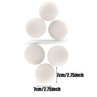 6PCS Pelotas De Lana Para Secadora Reutilizables Softener De Tela Natural Reemplaza Las Hojas De Secadora Para Máquina De Lavar Ropa - details 9