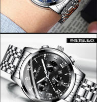 Reloj De Pulsera De Lujo Para Hombre BINBONG 2023 Reloj De Cuarzo Deportivo Resistente Al Agua Con Fecha Y Manos Luminosas Correa De Acero Inoxidable Estilo Casual - details 17