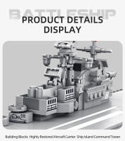 Bloques De Construcción Militar WW2 Gran Buque De Guerra Modelo En Ladrillo Juguete Educativo Para Niños Regalo De Fiestas Para Niños Hombres - details 5