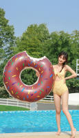 Two-pack-ROOXIN Thickened Swim Ring Tube Inflatable Swimming Ring For Child Kid Adult Swimming Circle Pool Float Water Park Tube - details 2