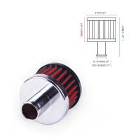 Filtro De Aire Para Coche Portátil Con Alta Fluidez Cubierta De Ventilador Mini Profesional Filtro De Respiro Para Motocicletas - details 1