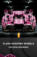 Nueva Super Coche Deportivo 1000+PCS Kit De Bloques De Construcción Modelo a Escala 1:14 Regalo De Navidad Para Niños Y Adultos - details 23