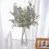 Planta Artificial De Eucalipto 70cm Hojas Verdes Ramas Largas Para Decoración De Hogar Jardín Bodas Flores Bouquet Centro De Mesa - details 4