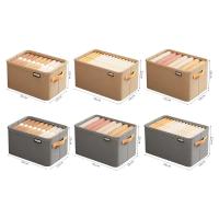 Organizador De Ropa Plegable 1PC Para Armario Almacenamiento De Pantalones Y Juguetes En Cajon Material De Tela No Tejida Tipo Organizador De Armario - details 5