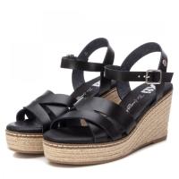 Sandalias plataforma mujer XTI BASIC 1428/54 SANDALIA CUÑA YUTE NEGRO 32300 24V - details 4