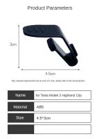 Ganchillo Para Bolsa De Guantes Y Salida De Aire De Tesla Modelo 3 Highland 2024 Accesorio Para Ventilador Fresador M3H Clip De Plástico - details 6