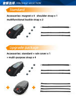 Bolsa Impermeable Para Motocicleta Motocentric Magnética Portátil Con Navegación Universal Bolsa De Tanque De Combustible Para Motocicleta Material De Nylon Oxford Y 1200D - details 1