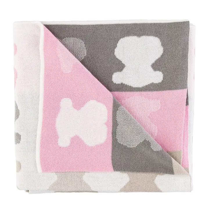 Manta reversible Multi Ositos Jaquard - 1
