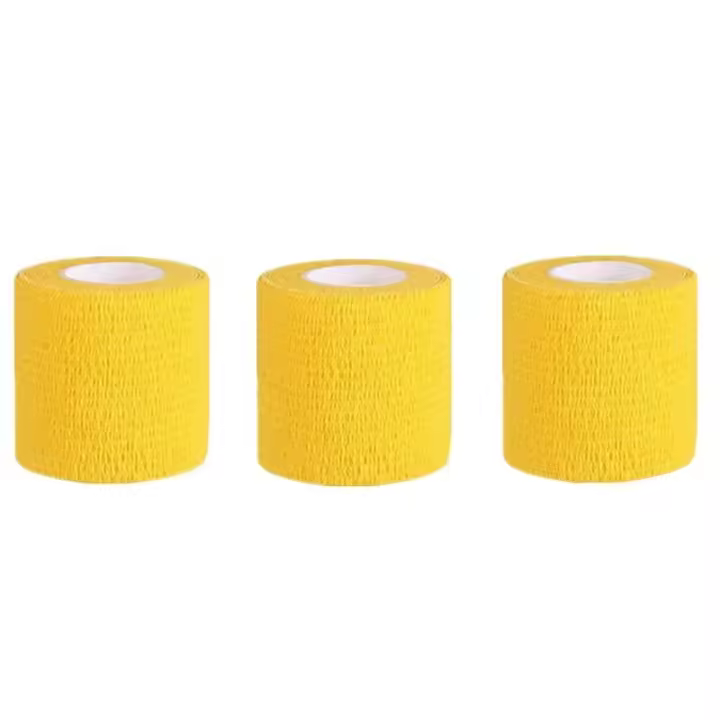3Pcs Elástico De Banda Médica Para Deportes Autoadhesivo Para Tratamiento De Lesiones Y First Aid Kit Juego De Tiras Adhesivas Para Dedos De Mano Y Pies - 1