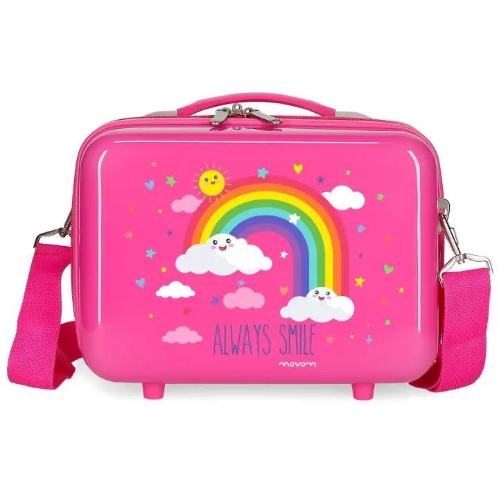 Movom Neceser De Viaje ABS Arcoiris Always Smile Rosa - 1