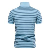Novedad de verano, tops estampados de talla europea, camisas POLO de manga corta informales con solapa para hombre - details 18