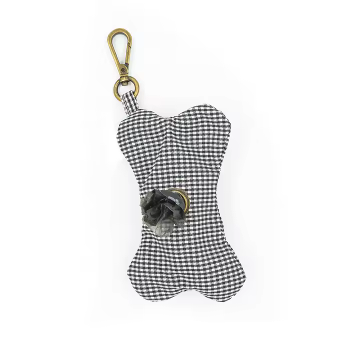 LADRAN GAUCHO - Estuche Portabolsas para Mascota MILO HUESO - Hecho a mano, Diseño Exclusivo, Materiales de Alta Calidad - 1