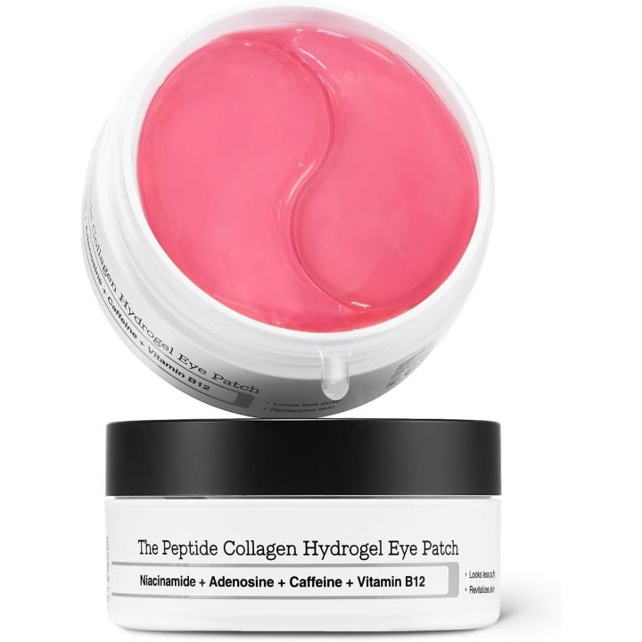 COSRX Parches Ojos Pink Peptide Collagen 60 uds | Hydrogel con cafeína